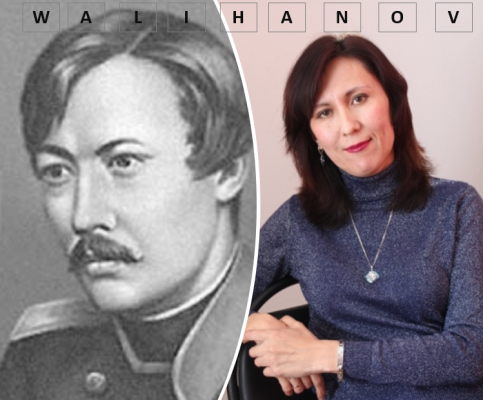Shoqan Walikhanov and Rena Zhumanova